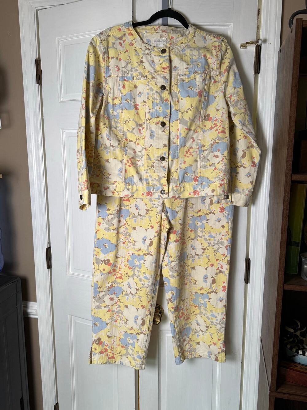 Liz Claiborne Michaela Floral Pants and Jacket L